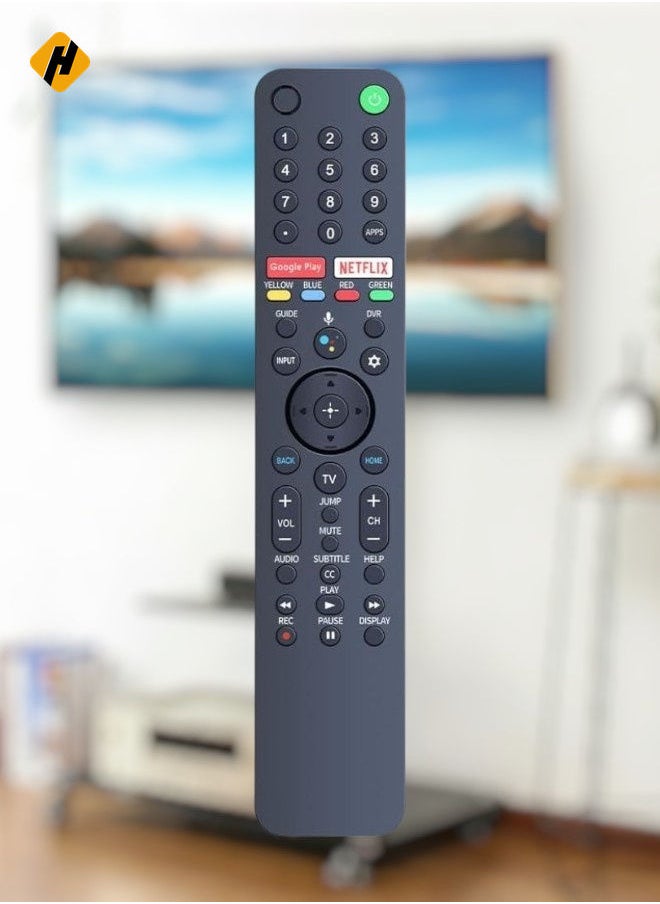 RMF-TX500U Universal Voice Remote Control for Sony Smart TV/Bravia TV, Replacement for XBR Series X800H X900H X950G 55A8H KD Series 75X75CH X750H and More with Battery