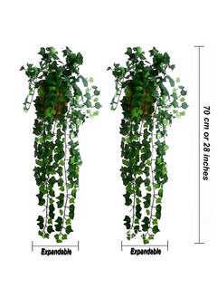 ENDECOR ENDECOR Artificial Hanging Plant for Home Green  - Image 3