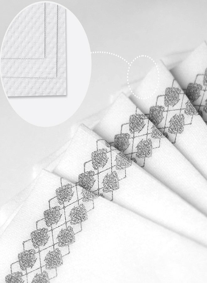 LEVIMETREE [200 Pack] LEVIMETREE Disposable Bathroom Napkins, Disposable Guest Towels, Cloth-Like Hand Tissue Paper Decorative Bathroom Hand Napkins for Kitchen, Parties, Weddings, Dinners or Events 12" x 17“ - Image 5