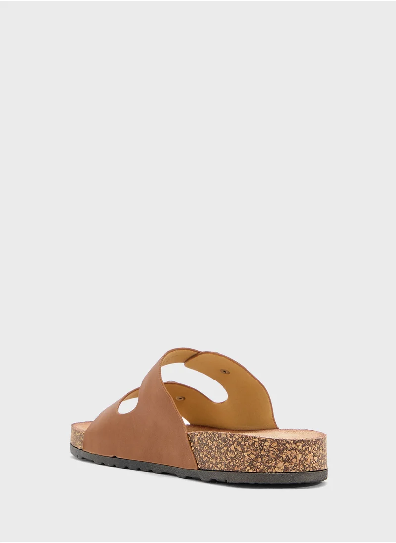 Pink Step Ladies Casual Flat Sandal