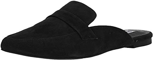 Steve Madden Womens Flavor Mule Black Suede 11
