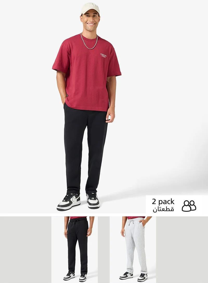 JACK & JONES 2 Pack Of Essential Drawstring Sweatpants