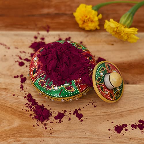 Craftam Marble Sindoor Dani Box for Women – Traditional Handcrafted Kumkum Holder for Gifts, Pooja & Makeup - Image 2