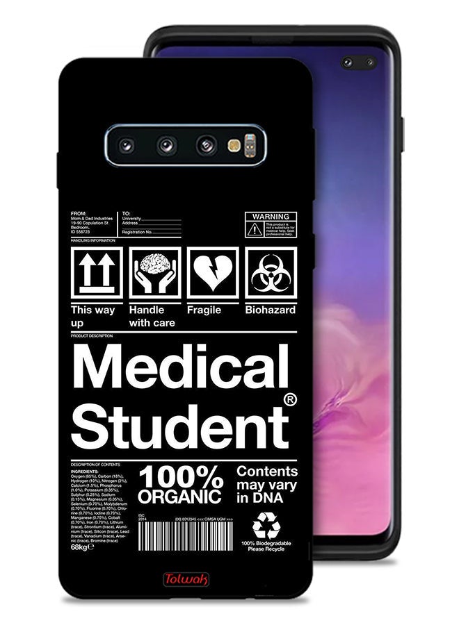 Tolwak Samsung Galaxy S10 Plus Protective Case Cover Medical Student Sticker - Image 1