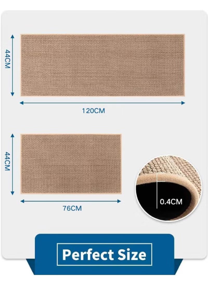 روك بو السجاد المطبخ والسجادة قابلة للغسيل [2 جهاز كمبيوتر شخصي] غير انزلاق المطاط الطبيعي المطبخ سجادة للطابق الجاري مجموعة للطابق المطبخ الجبهة من المغسلة، الممر، غرفة الغسيل 44 سم * 75 سم + 44 سم * 120 سم - Image 2