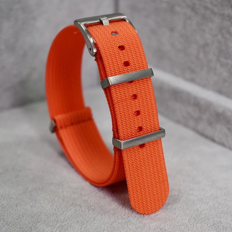 Bluejw BRC Cheapest Premium Ribbed Nylon Replacement Watch Band – Upgrade Your Watch Strap with Durable, Comfortable Nylon Design - Image 5