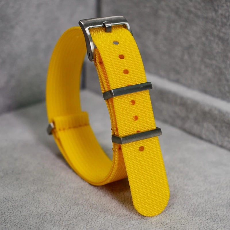 Bluejw BRC Cheapest Premium Ribbed Nylon Replacement Watch Band – Upgrade Your Watch Strap with Durable, Comfortable Nylon Design - Image 4
