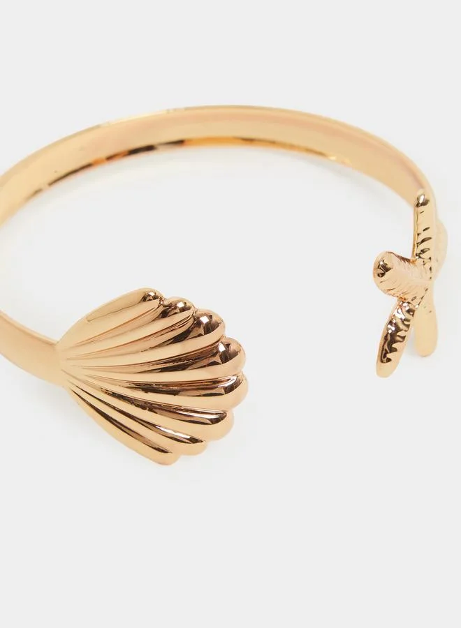 Styli  Seashell and Starfish Bangle Bracelet for Women | Best Price UAE
