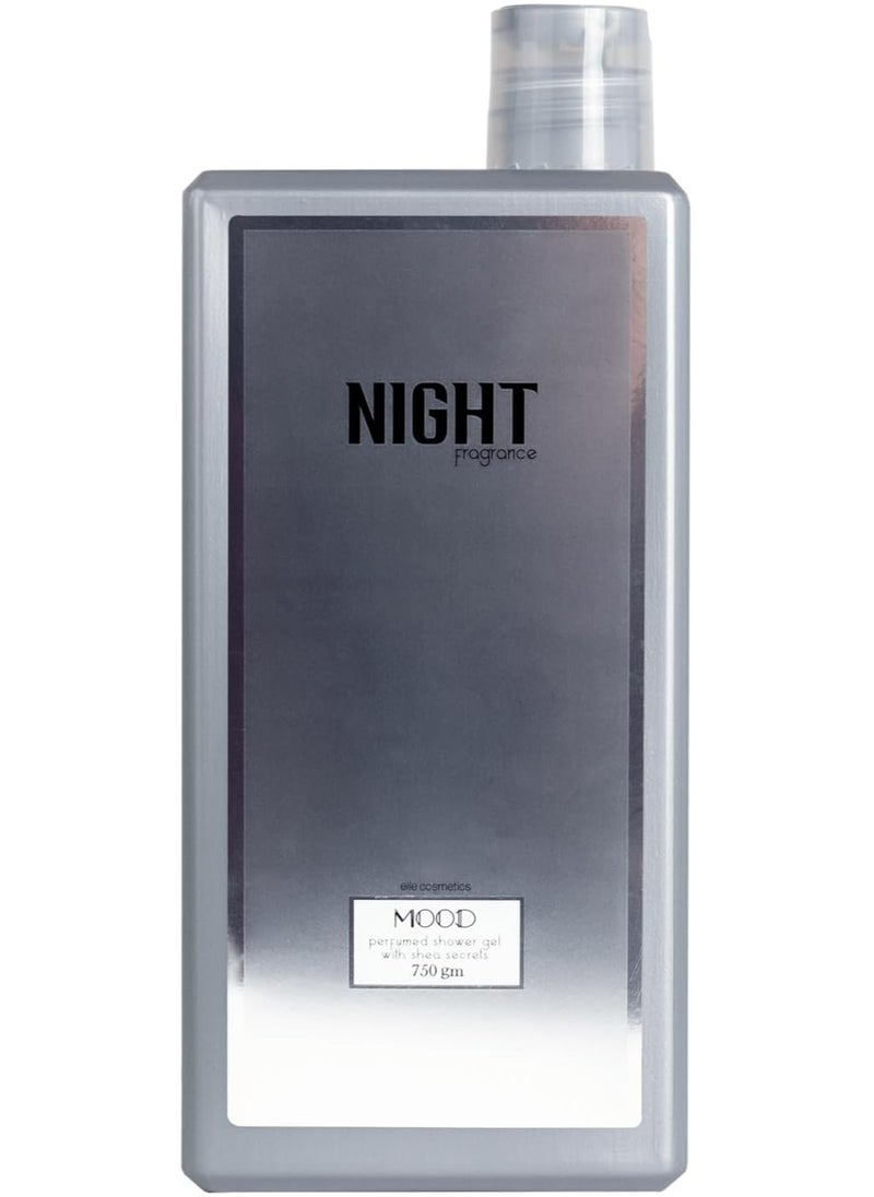 MOOD Mood Shower Gel Night 750 Gm + Lofa Multi Color  - Image 2