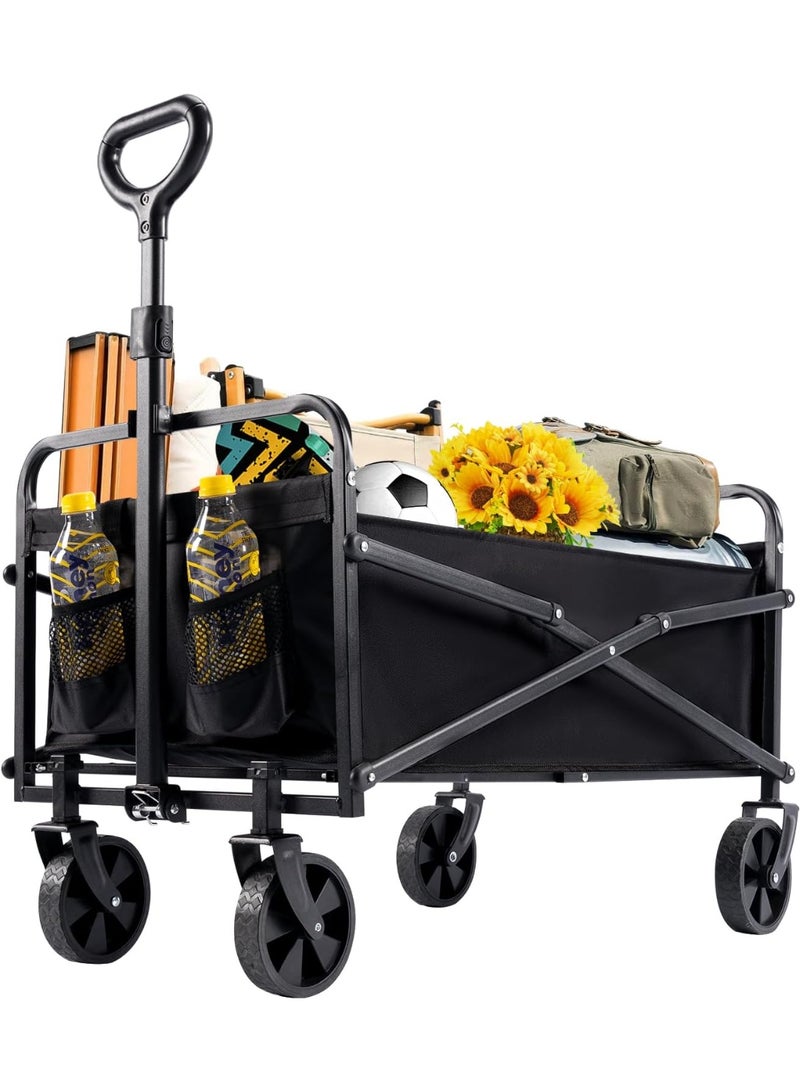 DubaiGallery Foldable Garden & Beach Wagon Trolley – 5-Inch Wheels, 66×48×91 cm - Image 2
