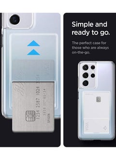 Spigen غطاء حماية كريستال سلوت لهاتف سامسونج جالكسي S21 ألترا - شفاف للغاية  - Image 2