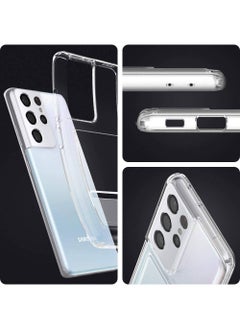 Spigen غطاء حماية كريستال سلوت لهاتف سامسونج جالكسي S21 ألترا - شفاف للغاية  - Image 4
