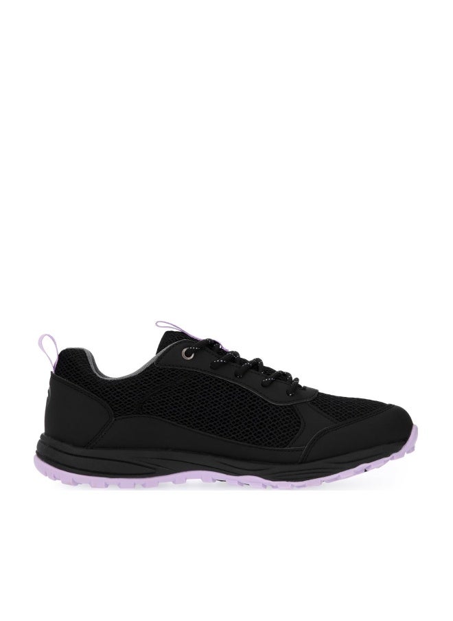 Outventure Women's Sneakers – Black Lightweight Outdoor Shoes with Breathable Mesh Upper and High-Traction Sole - Image 1