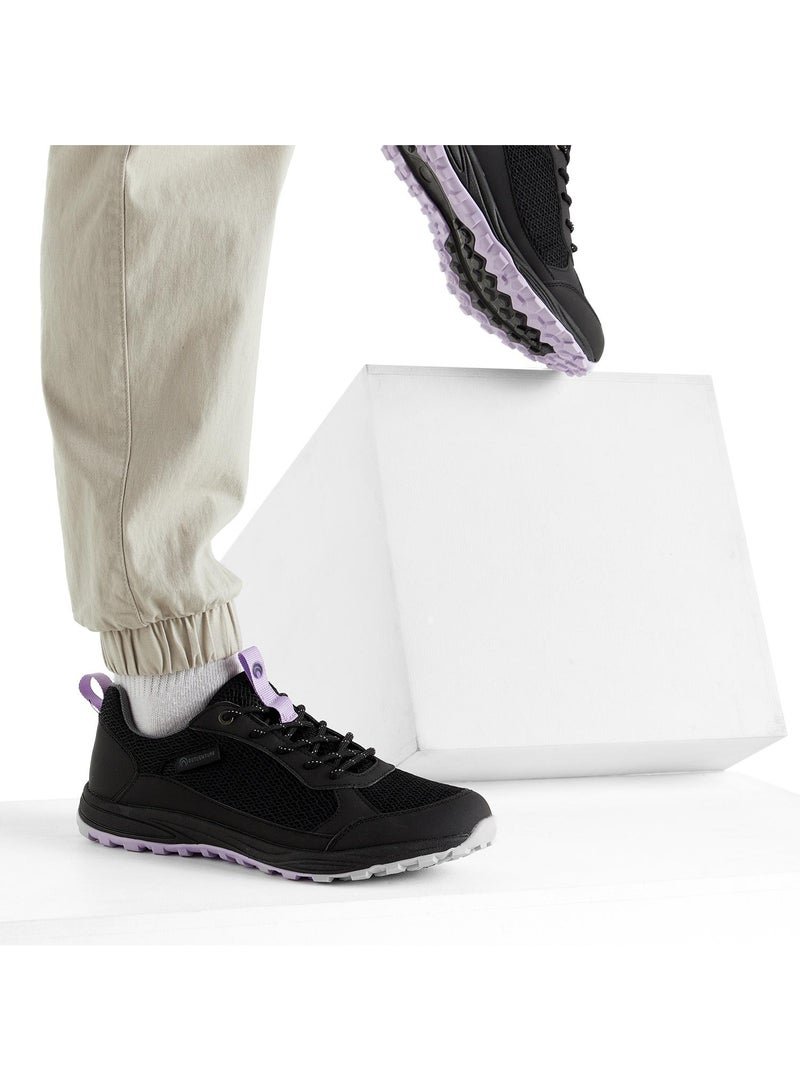 Outventure Women's Sneakers – Black Lightweight Outdoor Shoes with Breathable Mesh Upper and High-Traction Sole - Image 2