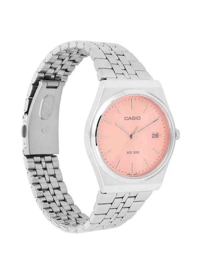 كاسيو ساعة يد تناظرية من الفولاذ المقاوم للصدأ MTP-B145D-4AVDF - Image 3