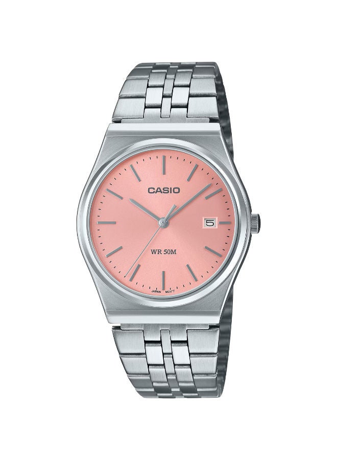 كاسيو ساعة يد تناظرية من الفولاذ المقاوم للصدأ MTP-B145D-4AVDF - Image 1