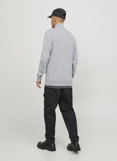 JACK & JONES Logo Print Zip Throgh Sweatshirt  - Image 2