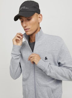 JACK & JONES Logo Print Zip Throgh Sweatshirt  - Image 3