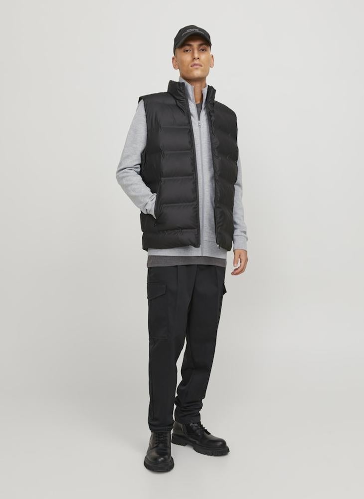 JACK & JONES Logo Print Zip Throgh Sweatshirt  - Image 4