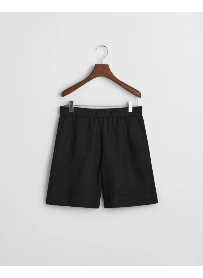 غانت REL LINEN BLEND PULL ON SHORTS