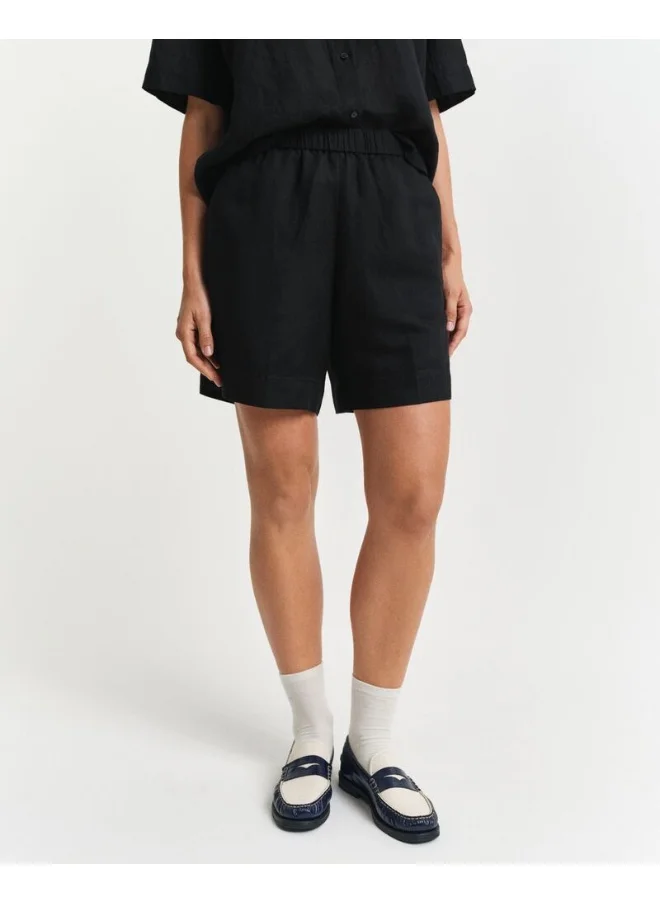 غانت REL LINEN BLEND PULL ON SHORTS