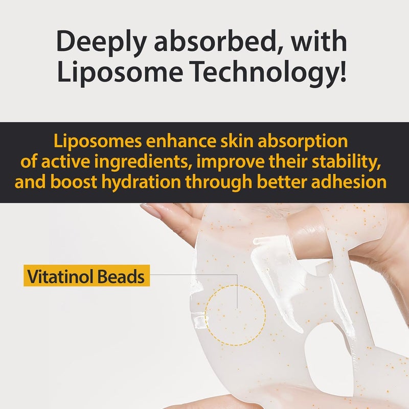 PRIMERA PRMR Vitatinol Serum Gel Mask Overnight Melting Masks for Collagen Synthesis with Vitamin C Retinol Masks for face Hydrating Hydrogel Maskset 34g x 10EA - Image 5