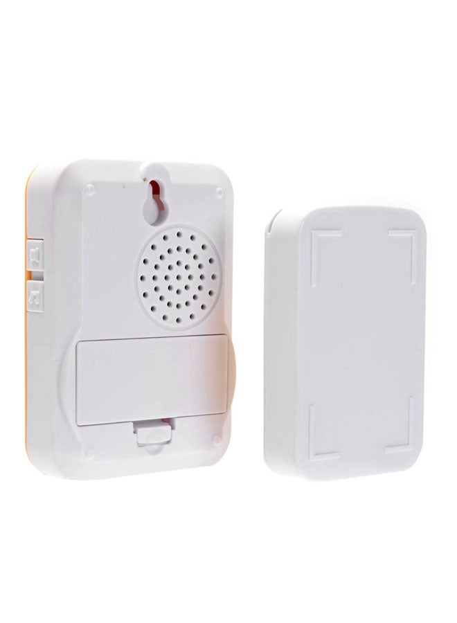 LAWAZIM Wireless Doorbell - Battery Operated Doorbell Kit with 1 Transmitter, 1 Receiver, Battery, Adjustable Volume and Chime - Ideal for Home, Office, Apartment, Shop, and Classroom Use - Gold - Image 3