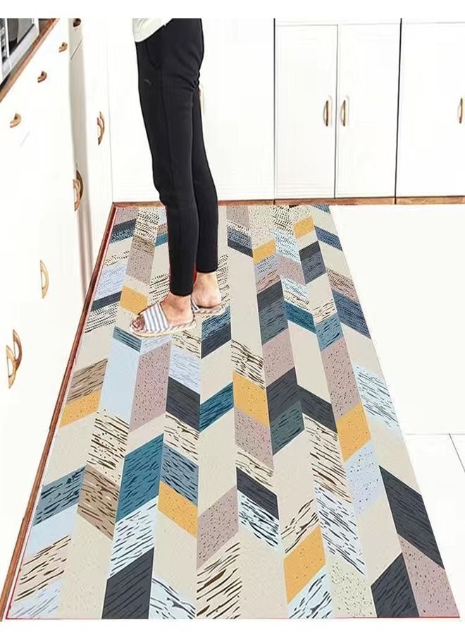 fashionhome سجادة أرضية مطبوعة لاصقة قابلة للغسل بتصميم جديد، 230 × 160 سم، مستطيلة - Image 3