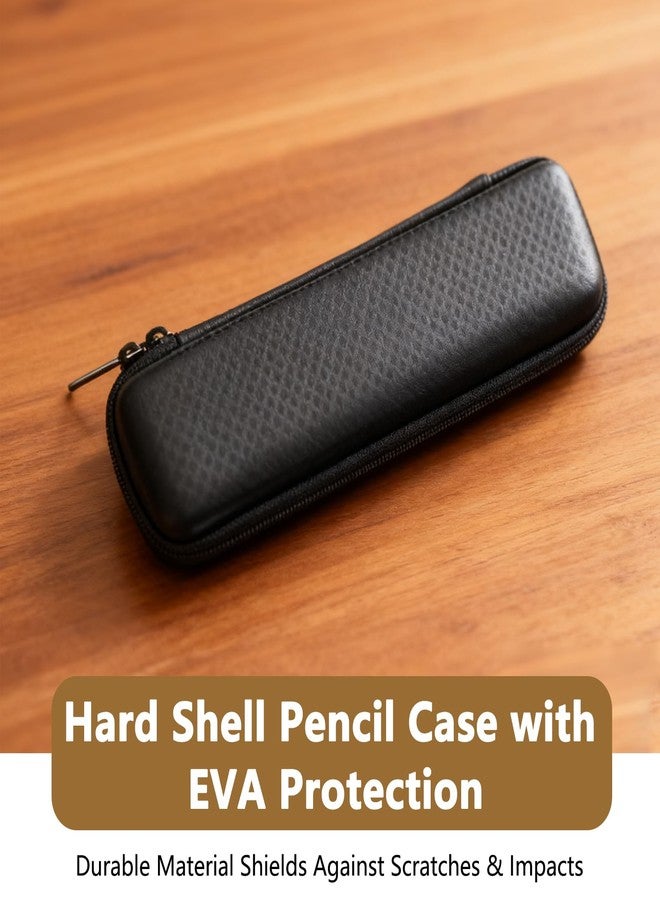 YAFIYGI Hard Shell Pencil Case Protective Slim Pen Pouch Compact Pencil Carrier Small Pocket Cases for Adults Thin Mechanical Pen Holder Organizer for Office Travel - Image 3