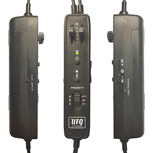UFQ BT-Link Aviation Headset Bluetooth Adapter-Turn Any Non-Bluetooth Pilot Headset or Helmet into a Bluetooth Headset or Helmet - Image 3