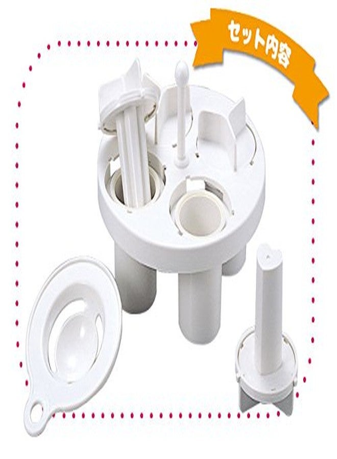 Arnest Bentousa Decorative Hard Boiled Egg Yolk Mold 4 Shapes - Image 5