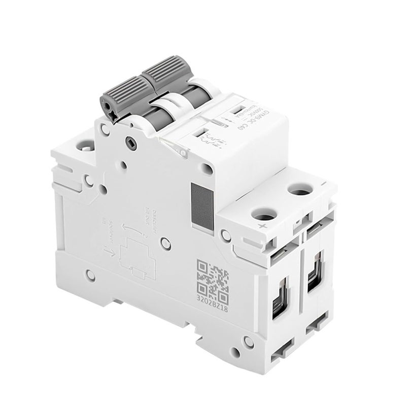GYM9 DC MCB 2P 16A 6KA 500V قاطع دائرة مصغر للتيار المستمر قاطع تيار مستمر للطاقة الشمسية - Image 5