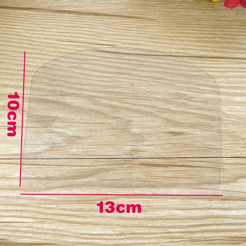 ليزنيرزم 5 قطع من مكشطة الكيك البلاستيكية المرنة، مكشطة كريمية شفافة أكثر سلاسة، ملعقة كعكة أكثر سلاسة، مكشطة ملعقة معجنات، مكشطة للمطبخ، مخبز الخبز، مستلزمات تزيين الكيك - Image 3