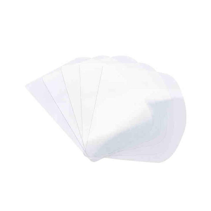 ليزنيرزم 5 قطع من مكشطة الكيك البلاستيكية المرنة، مكشطة كريمية شفافة أكثر سلاسة، ملعقة كعكة أكثر سلاسة، مكشطة ملعقة معجنات، مكشطة للمطبخ، مخبز الخبز، مستلزمات تزيين الكيك - Image 1