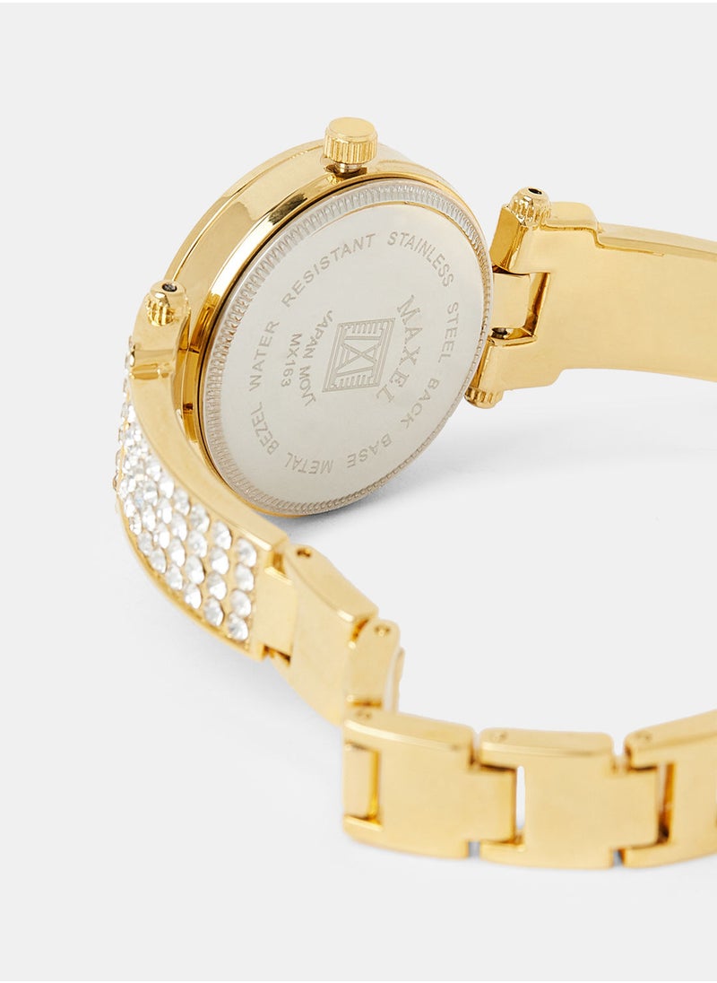 Maxel - Women's Fashion And Elegant Waterproof Analog Wrist Watches MX256 - 28mm - Image 1