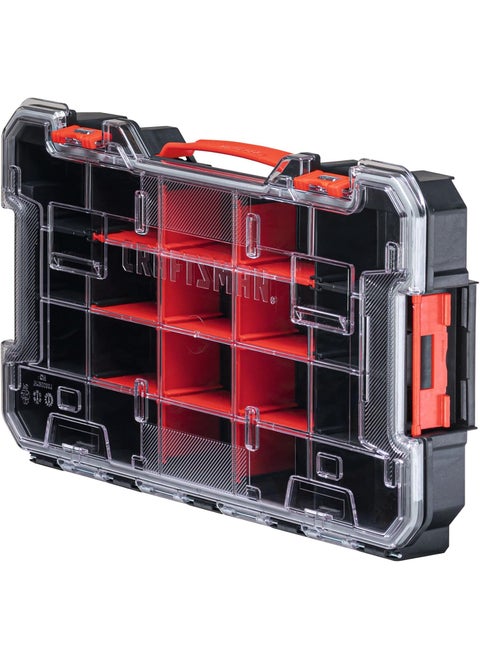 CRAFTSMAN VERSASTACK Storage Organizer Small Parts Organizer 20Compartments Lid Includes Secure Latch CMST17828
