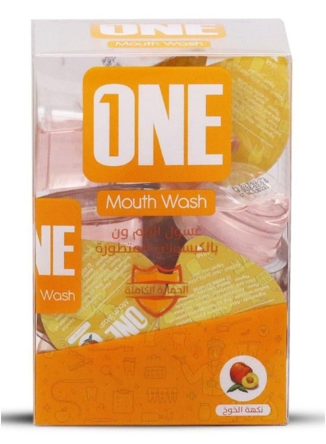 One Advanced Capsule Mouthwash Peach Flavour 20 Capsule 15 Ml - Image 1