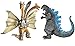 TwCare Set of 2 Mecha King Ghidorah vs 1954 65th Anniversary vs Heisei Era Classic Monster Toy 2021 Movable Joints Action Movie Dragon Dinosaur Series Soft Vinyl Carry Bag - Image 3