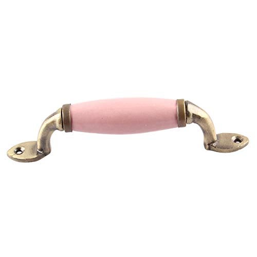 Indian-Shelf Small Door Handle - Ceramic Handles Cabinet - Pink Drawer Pulls -1 Piece 6.5 inches - Image 2