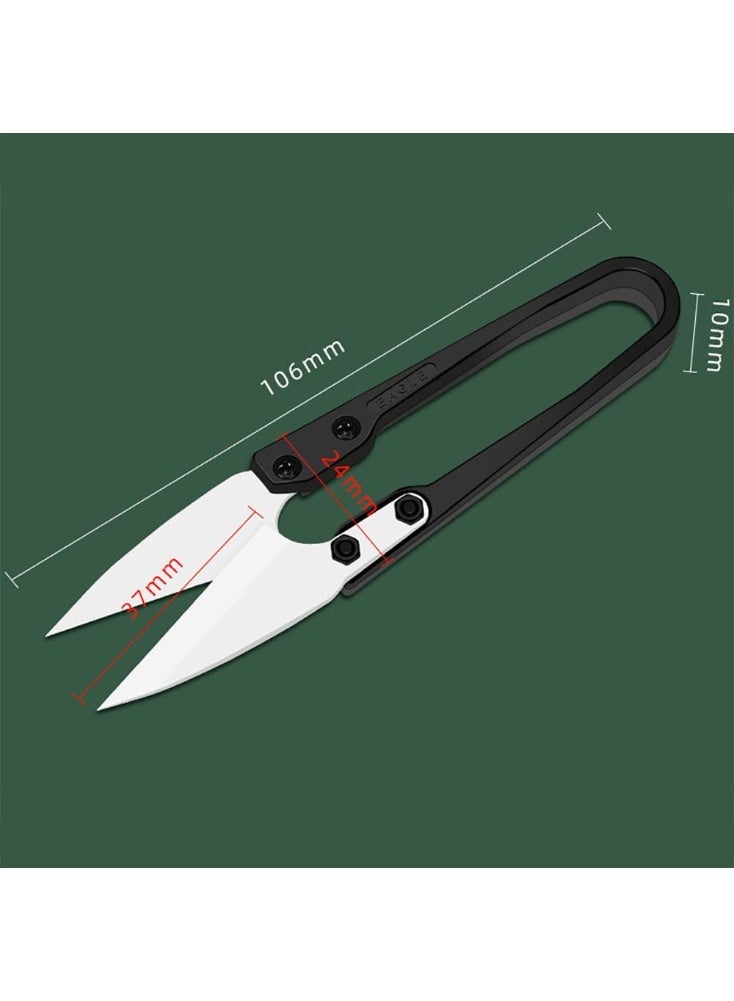 Rubik 2 Pack Ceramic Scissors, Small Snips for Sewing, Mobile Phone Repair, Cable Cutting, Thread Trimming - Image 4