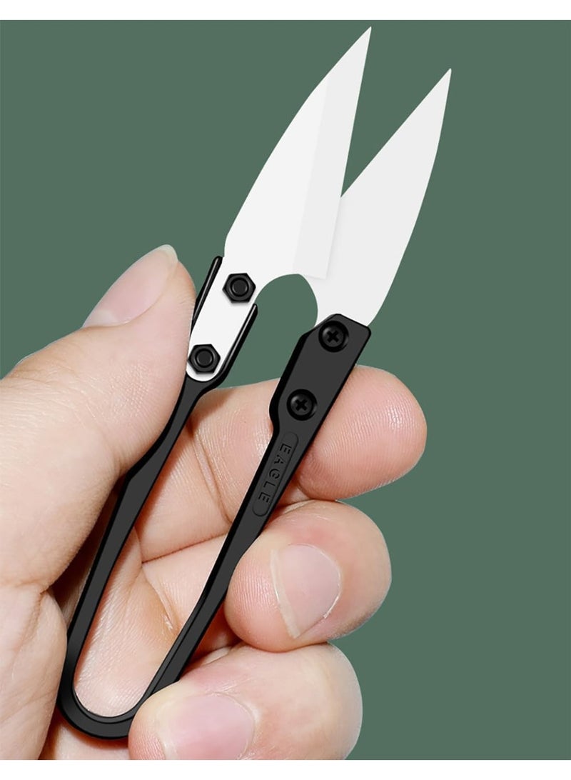 Rubik 2 Pack Ceramic Scissors, Small Snips for Sewing, Mobile Phone Repair, Cable Cutting, Thread Trimming - Image 3