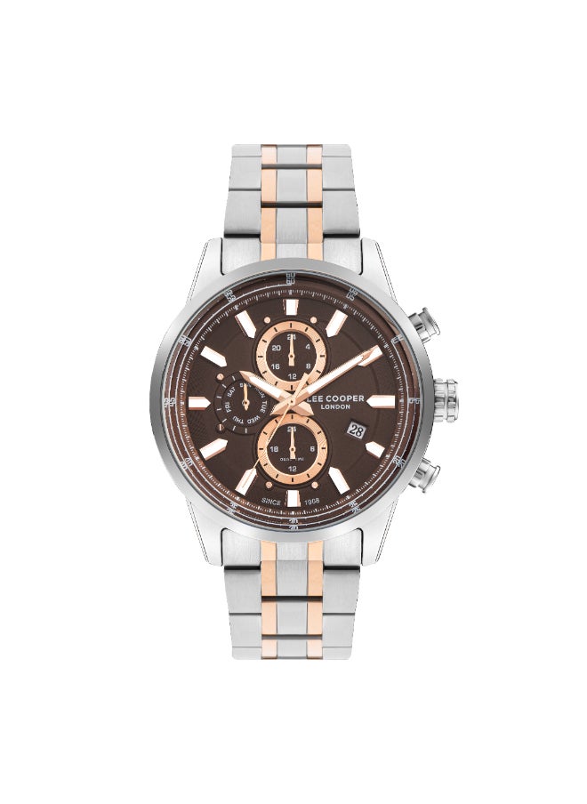 Lee Cooper - LEE COOPER Men's Multi Function Brown Dial Watch - LC07836.540 - Image 1
