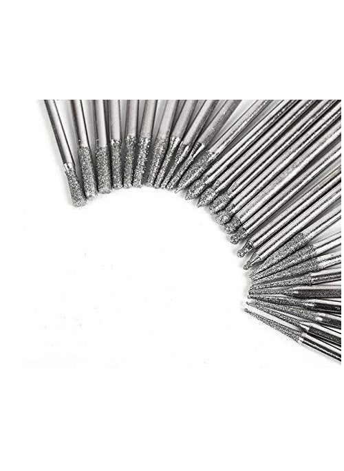DIY Crafts Diy Crafts India 152 Diamond Burs Mini Cutting Discs Power Tool Accessory for Electric Drilling Machine, Multicolor, 42 Piece  - Image 2