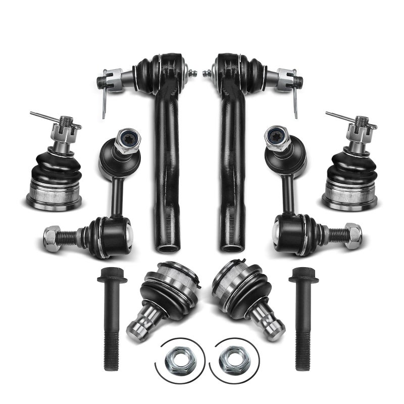 A-Premium 8Pcs Suspension Kit, Rear Sway Bar Link & Front Upper Lower Ball Joint Outer Tie Rod End, Compatible with Nissan Pathfinder 2005-2012 - Image 1