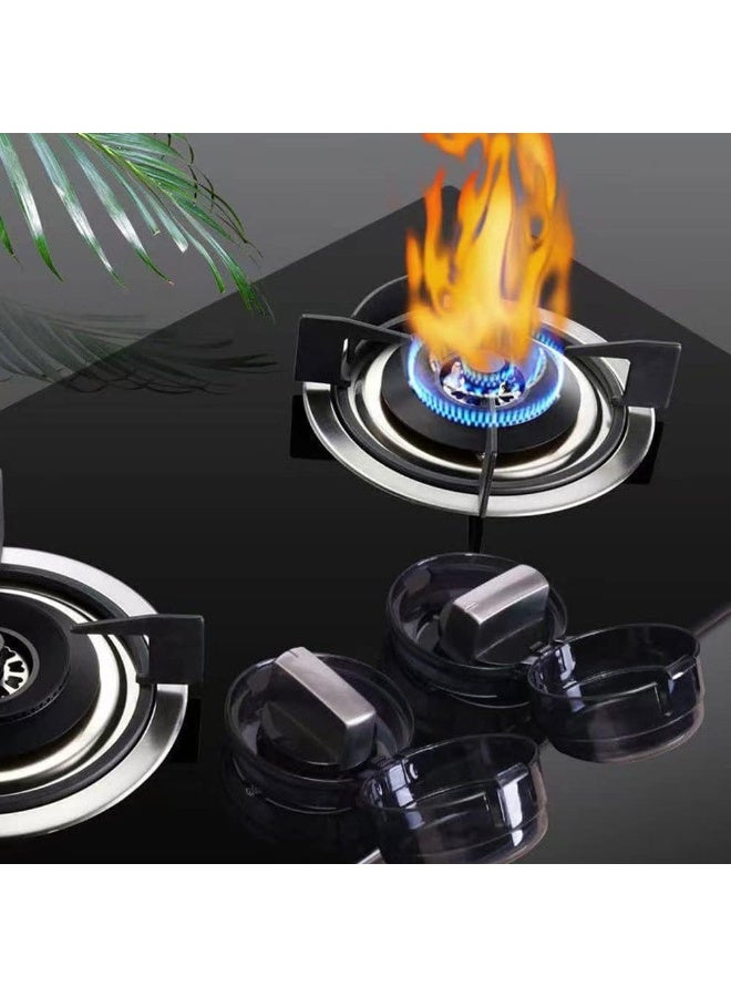 Bukela Gas Stove Knob Safety Covers, 6Pcs Child Proof Stove Covers, Non-Universal Baby Proof Oven knobs Locks for Only Height Under 1.65"（Black） - Image 3