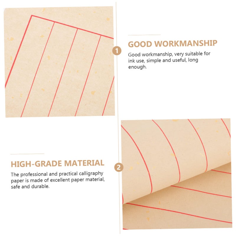 Uonlytech 50 Sheets Chinese Calligraphy Xuan Paper Ink Resistant Art Supplies - Image 3