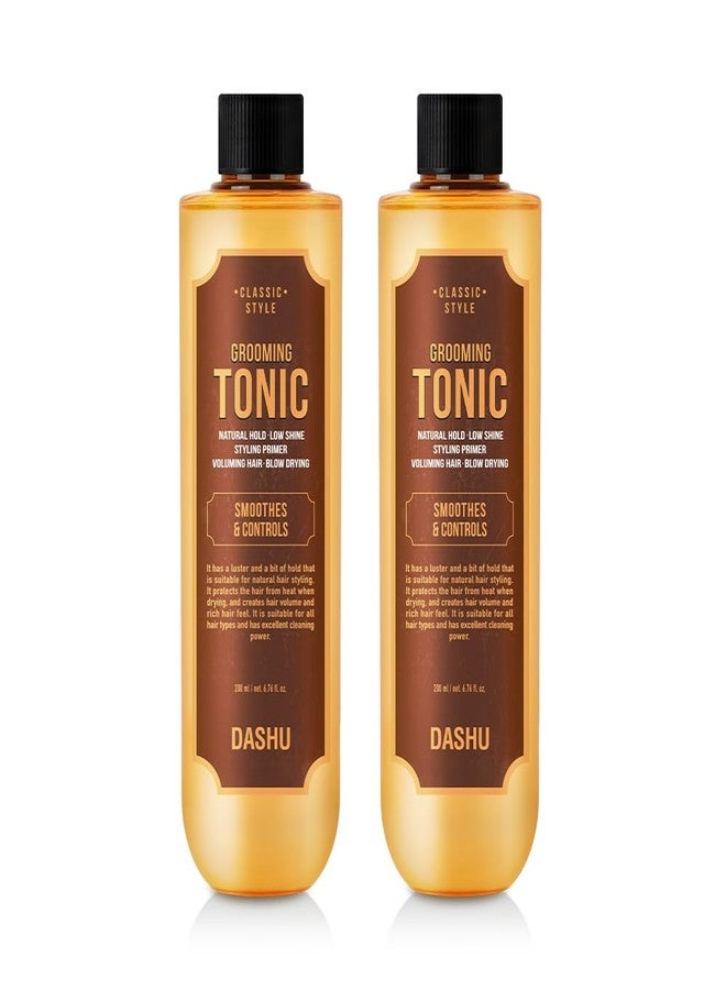 DASHU Classic Style Grooming Tonic (Two Bundle) - Natural Hold, Styling Promer, Voluming - Image 1