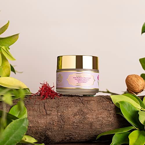 RYLLZ ESSENTIALS Kumkumadi Face Scrub | Skin Radiance with Saffron, Niacinamide, Vitamin E, White Jojoba Beads, Walnut Shell, Lotus Extracts & 28 Precious Herbs | for Dead Cells, Whiteheads, Blackheads, Dark Spots, Uneven & Dull Skin | Exfoliating Scrub | For All Skin Types | 100 ml - Image 2