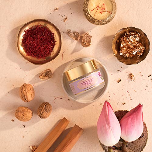 RYLLZ ESSENTIALS Kumkumadi Face Scrub | Skin Radiance with Saffron, Niacinamide, Vitamin E, White Jojoba Beads, Walnut Shell, Lotus Extracts & 28 Precious Herbs | for Dead Cells, Whiteheads, Blackheads, Dark Spots, Uneven & Dull Skin | Exfoliating Scrub | For All Skin Types | 100 ml - Image 3