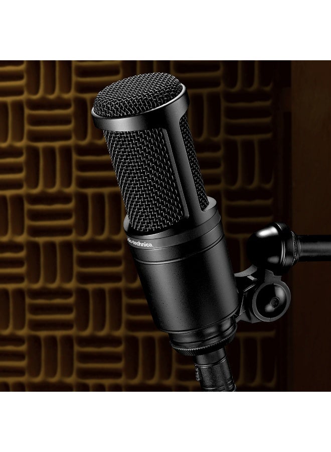 audio-technica AT2020 Cardioid Condenser Microphone - Image 4